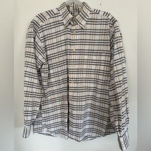 Burberry Men's Classic Checkered Shirt - like new